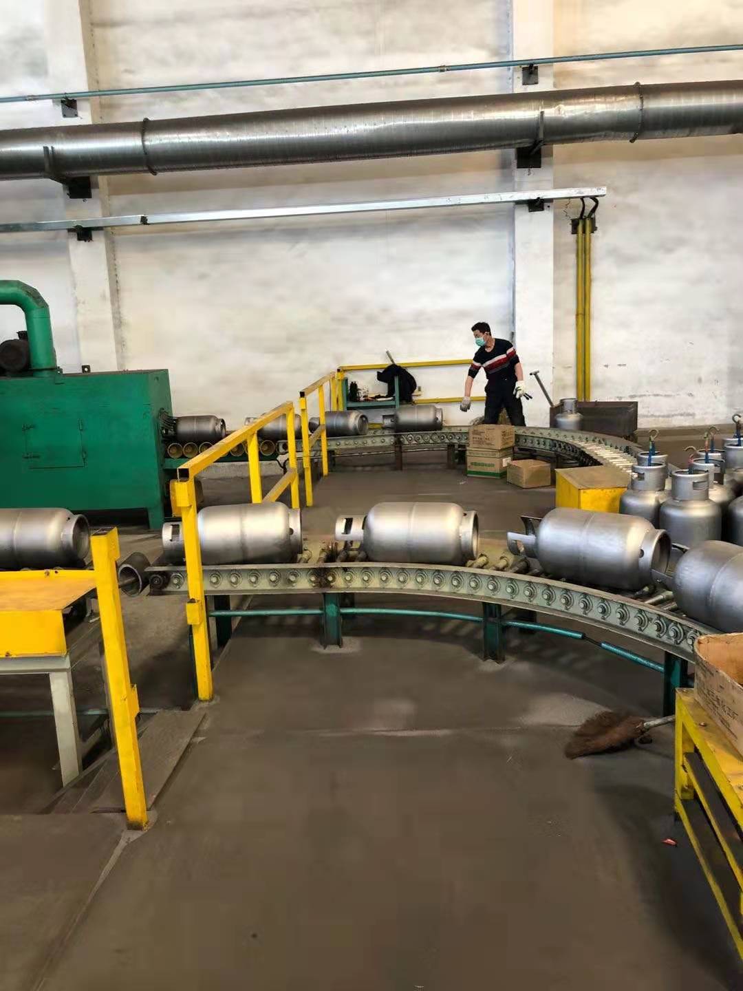 鋼瓶外壁拋丸機